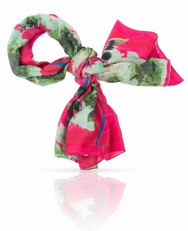 Палантин Женский SN-FL.ABSTRACT/GREEN.LIME